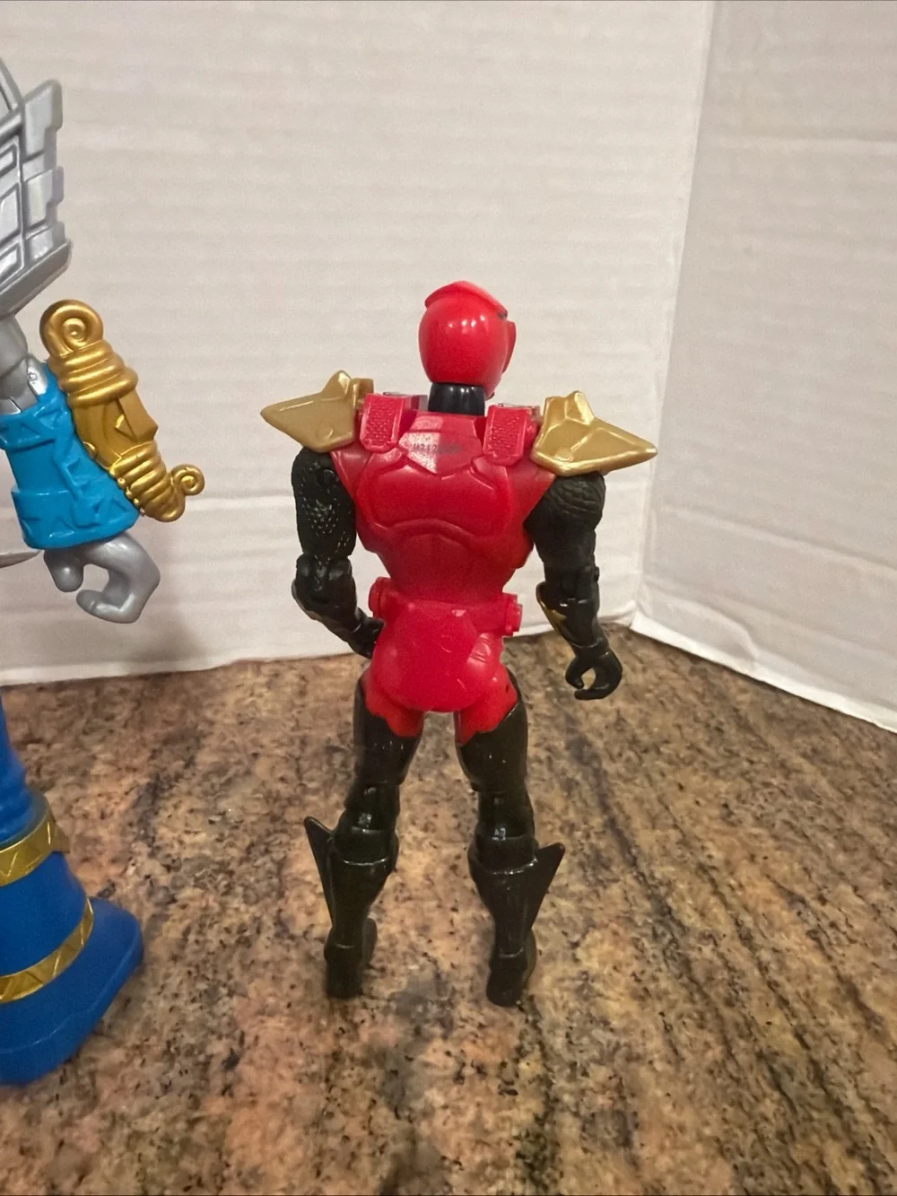 Power Rangers Battle Attackers Dino Fury Red Blue & Super Ninja Master Lot Of 3